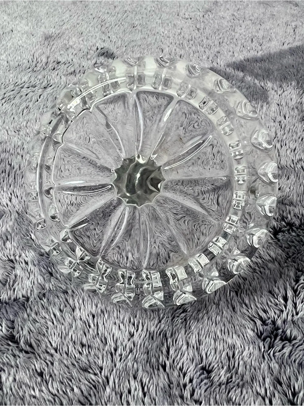Vintage Oleg Cassini Crystal Ring Holder Cup